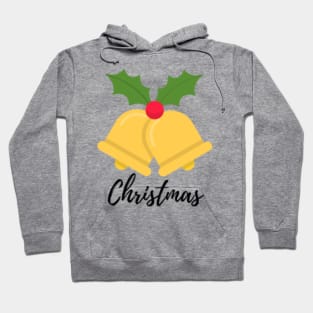 yellow jingle bells christmas illustration Hoodie